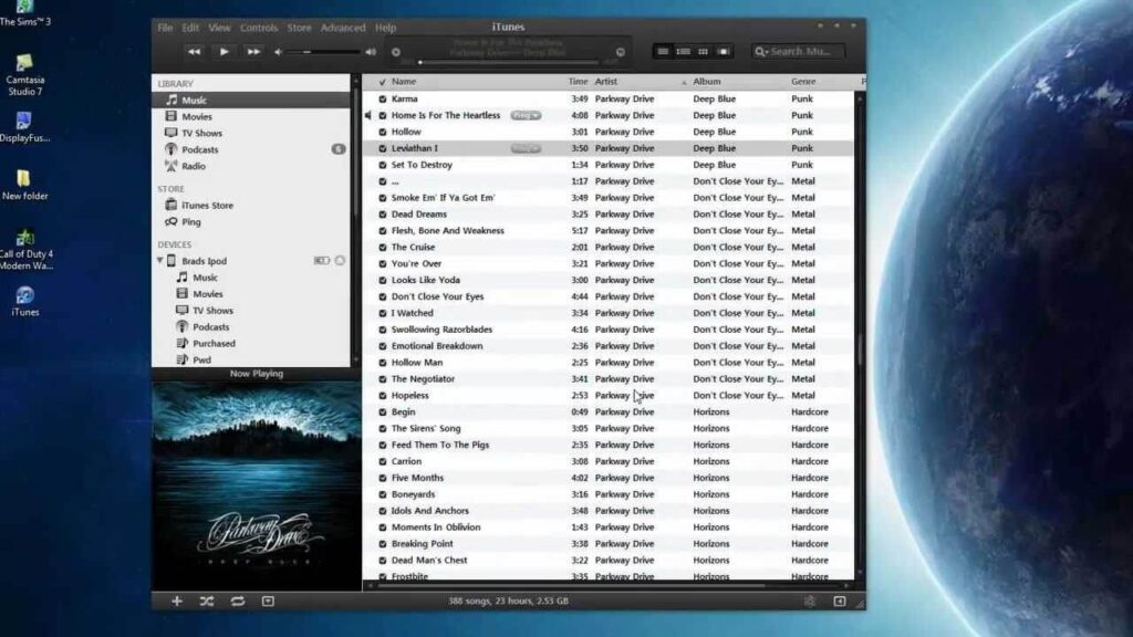 Using iTunes Dark Mode on Windows or Mac Easily